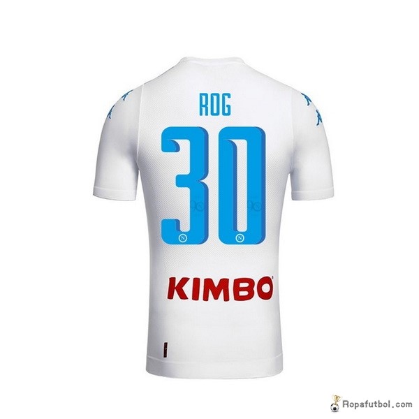 Camiseta Napoli Replica Segunda Ropa Rog 2016/17 Blanco